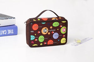 36/48/72 hole pencil case owl kalem kutusu Cartoon estuche escolar Kawai material escolar papelaria astuccio scuola pen case