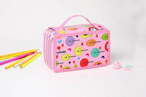 36/48/72 hole pencil case owl kalem kutusu Cartoon estuche escolar Kawai material escolar papelaria astuccio scuola pen case
