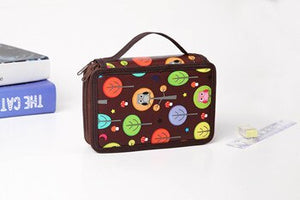 36/48/72 hole pencil case owl kalem kutusu Cartoon estuche escolar Kawai material escolar papelaria astuccio scuola pen case