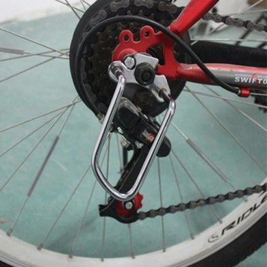 BIKEIN Pro 1Pc Adjustable Steel Black Bicycle Mountain Bike Rear Gear Chain Stay Guard Protector
