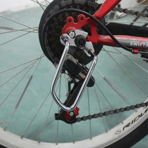 BIKEIN Pro 1Pc Adjustable Steel Black Bicycle Mountain Bike Rear Gear Chain Stay Guard Protector