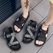 Load image into Gallery viewer, ABNKARWIN Men Sandals Gladiators Casual Roman Breathable Open Toe Comfortable