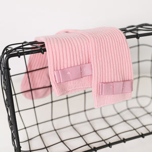 Baby Girls Socks Knee High Princess Socks With Bows Girl Cute Baby Sock Cotton Long Tube Bow Stripes Children Socks 2020